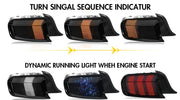 2024 Style (15-23) Mustang Style Clear Digital Taillight S550Euros