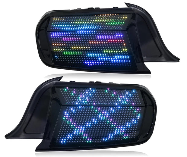 2024 Style (15-23) Mustang Style Clear Digital Taillight